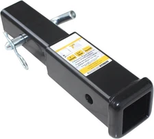 50833 2 x 2 inch Trailer Hitch Receiver Extender 7 inch Hitch Extension