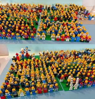 LEGO Konvolut 80er 00er Figuren & Bauanleitungen