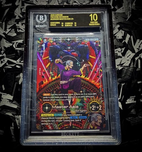Master Asia LR+ GD05-089 Freedom Ascension Gundam English BGS 10 Black Label