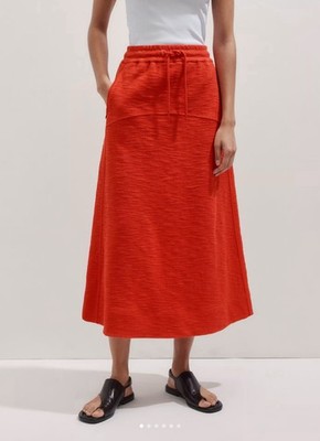 ME+EM TEXTURED JERSEY TRACK SKIRT 