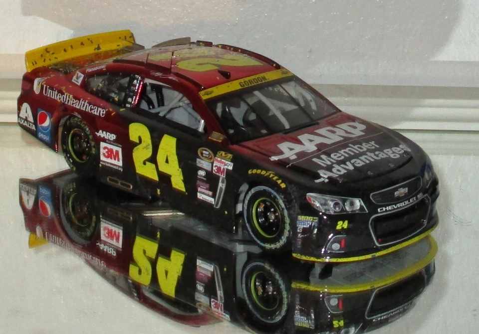 Jeff Gordon #24 2015 miembros de ARP Advantnage Martinsville ganar color cromo coche Foto 3 de 4