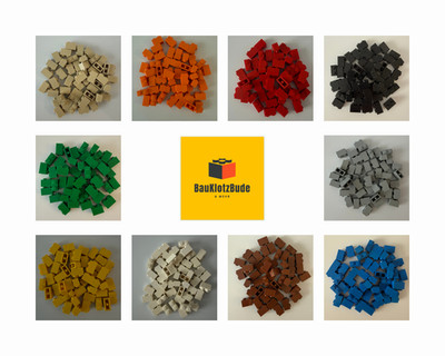 LEGO 50 St. unterschiedliche Farben Auswahl - 1x2 Basic Steine Bricks 3004