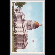 Antique Postcard Utah State Capitol Salt Lake City Architecture