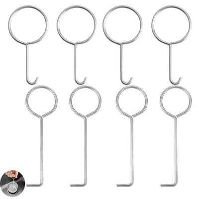 #ad #ad 8 Pack Drain Key Lifting Hooks Stainless Steel Shower Drain Hair Catcher Lift... $9.42