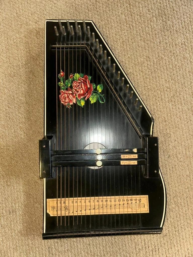 无品牌老式自鸣筝、齐特琴| eBay