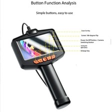 Handheld 1080P Single/Dual-Camera High-Definition Pipe Inspection with Display