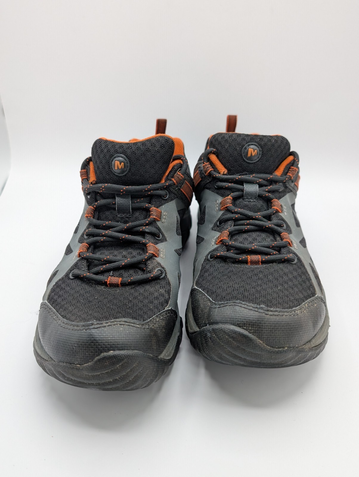 MERRELL Scarpa da trekking uomo bordo dritto nero arancione taglia 8 5