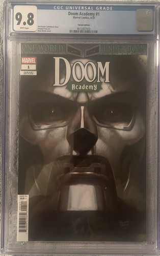 Doom Academy #1 Marvel Comics CGC 9.8 Ryan Brown Cover (!B)