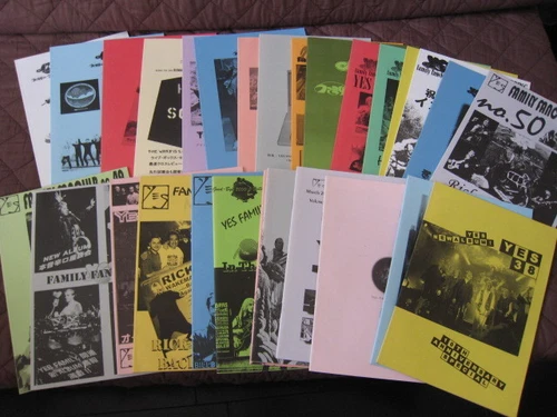 Yes Japan Fanzine Book in 1999 - 2006 Lot Jon Anderson Steve Howe Rick Wakeman