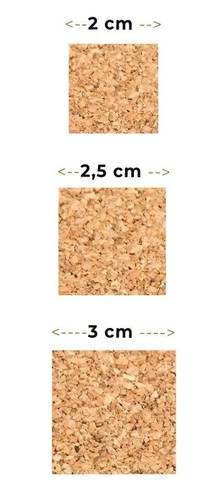 Stuhlgleiter aus Kork | Bodenschutz | Korkplättchen | 45er Pack | Quadratisch - Bild 8 von 8
