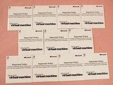 Microsoft Virtual Machine X04-13225 CD 11 Disc Set