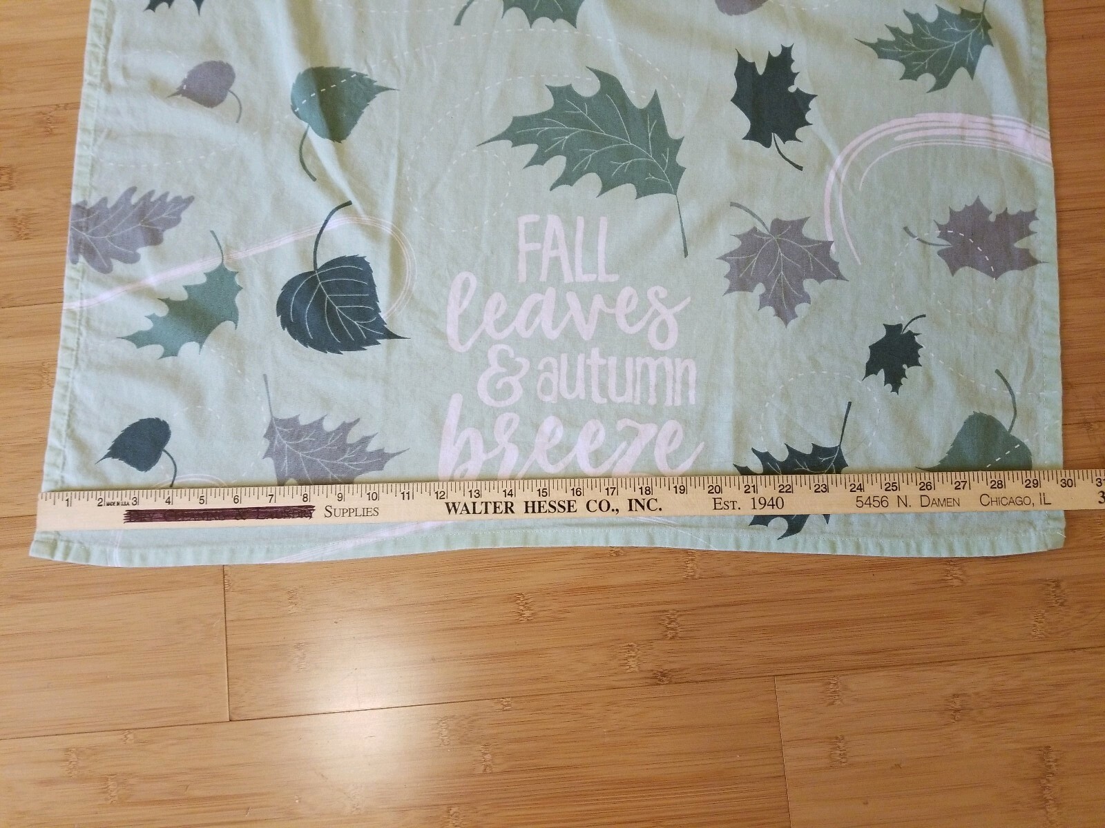 Primitives by Kathy Green" Fall Leaves" 100% Cotton Kitchen Towel,28&times;30" Big New