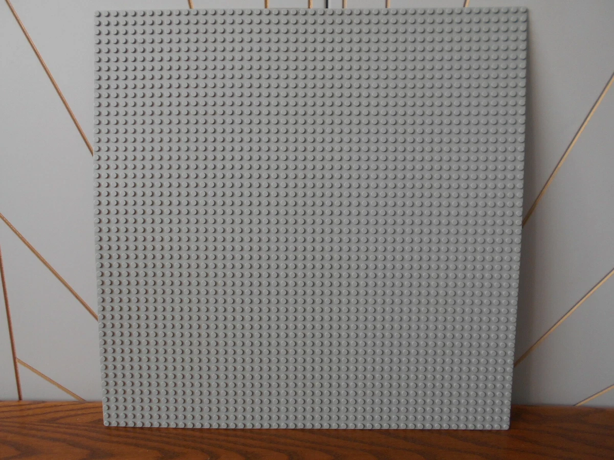 OLD LIGHT GREY PLATE 48x48 base plate genuine LEGO Vintage Castle