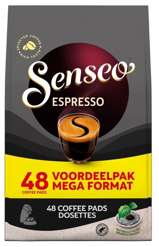 overal Verscherpen bewonderen New Douwe Egberts SENSEO Coffee 48 Pods/Pads Espresso Exp 7/23 2A1 | eBay