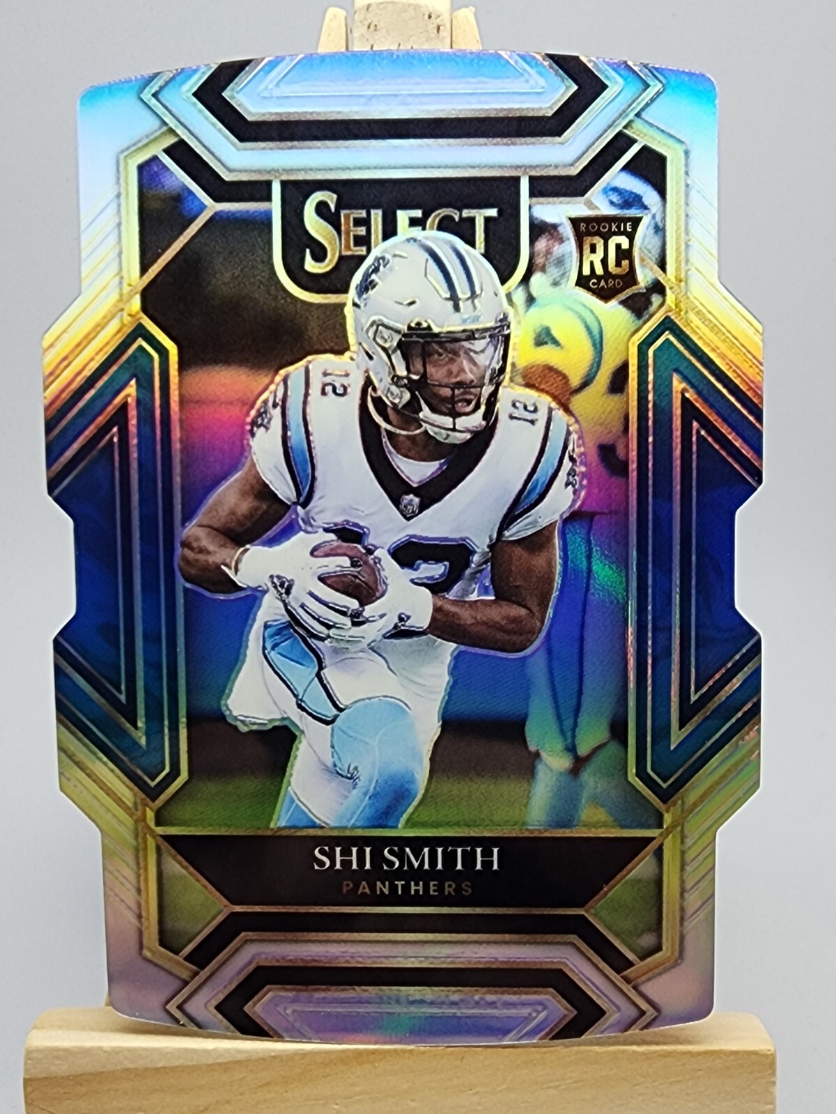 2021 Select Shi Smith #296 Silver Prizm Club Level Die-Cut Rookie RC Panthers