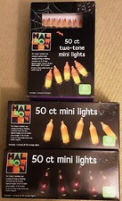 Halloween Mini Lights 50 per Box Lot Of 3