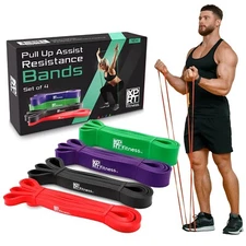 XPRT Resistance Bands Set Pull Up Gym Workout Exercise Fitness Strength Training