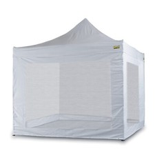 Telone Telo impermeabile Laterale gazebi 3 mt Zanzariera Piramide Bianco Berto