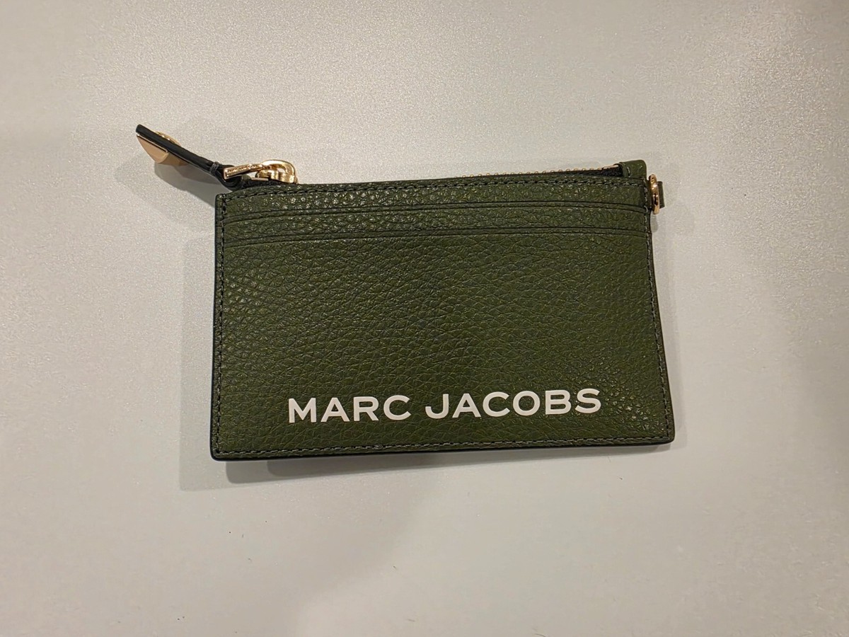 25年★MARC JACOBS 4R3SMP025S02 Wristlet Wallet Marc Jacobs Zip Wristlet - Bronze Green - NWT | eBay