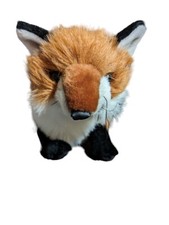 Folkmanis Plush Red Fox Full Body Realistic Hand Puppet 21" Nose To Tail 2014