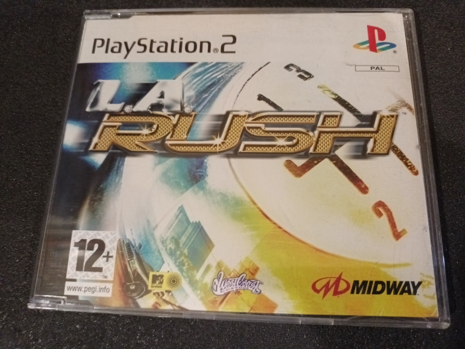 PS2 Playstation 2 PAL l.a. la rush promo press presse 