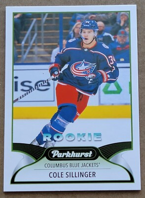 #ad 2021 22 Parkhurst #300 Cole Sillinger RC Rookie Columbus Blue Jackets $2.49