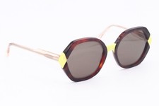 NEW FACE A FACE GIOCO 2 COL479 BROWN TORT YELLOW AUTHENTIC SUNGLASSES 57-18