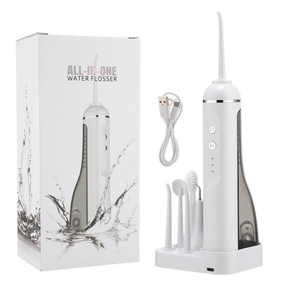 Multi-Function Cordless Water Flosser Pick Dental Oral Irrigator Teeth Cleaner
