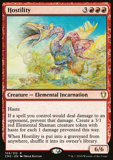 Magic the Gathering MTG Hostility (105) Commander Anthology 2018   LP