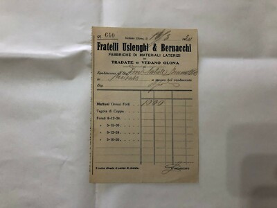RECEIPT FRATELLI USLENGHI & BERNACCHI BUILDING MATERIAL TRADATE VEDANO OLONA.4