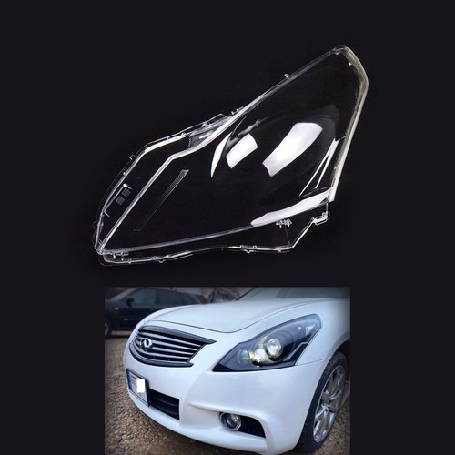 Car Headlight Headlamp Lens Cover For Infiniti G37 Sedan G25 Q40 Left