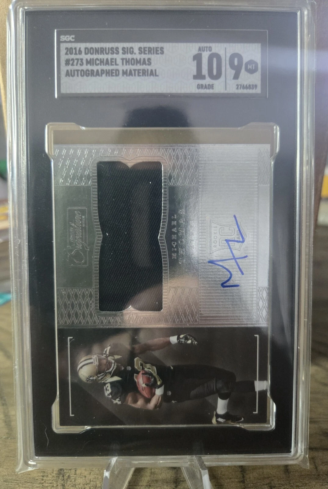 Michael Thomas Panini Donruss Signature Series #273 Jersey Signature