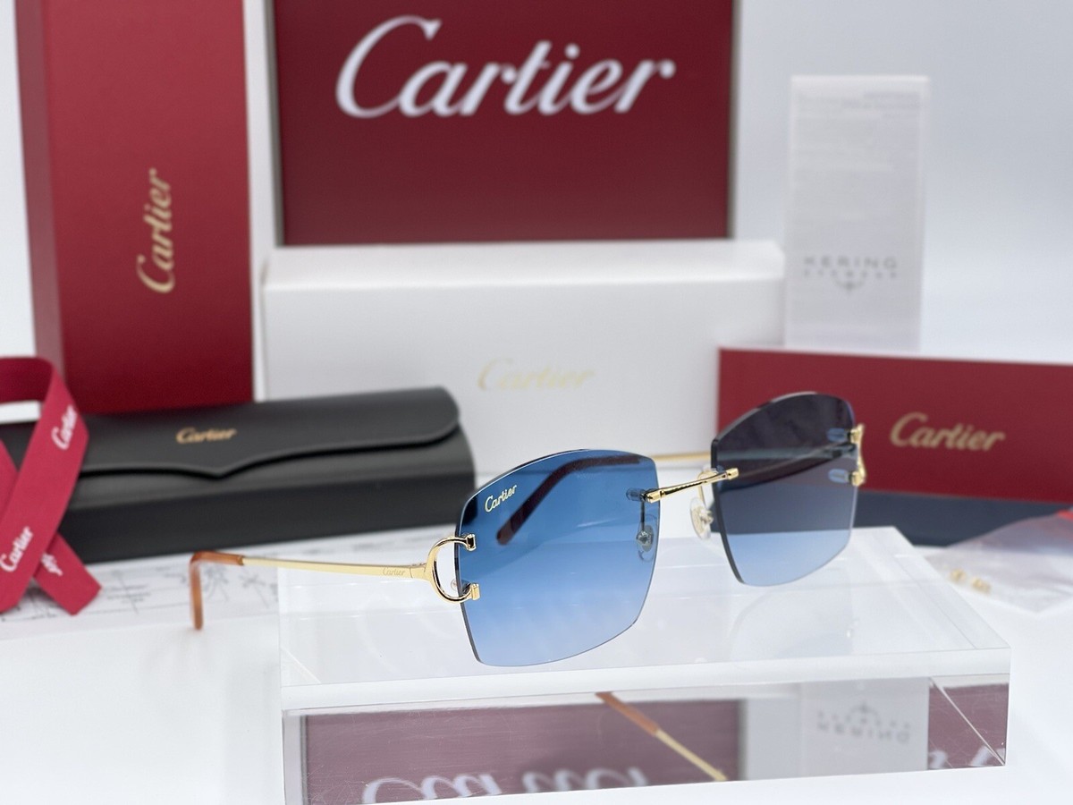 Cartier Sunglasses Piccadilly Gold Ref. CT0092O Customized With