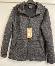 North Ridge Womans Concept Grey Hoody Jacket - Size 12