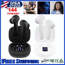Translator Earbuds Wireless Bluetooth Two-Way Translator Device 144 Languages...