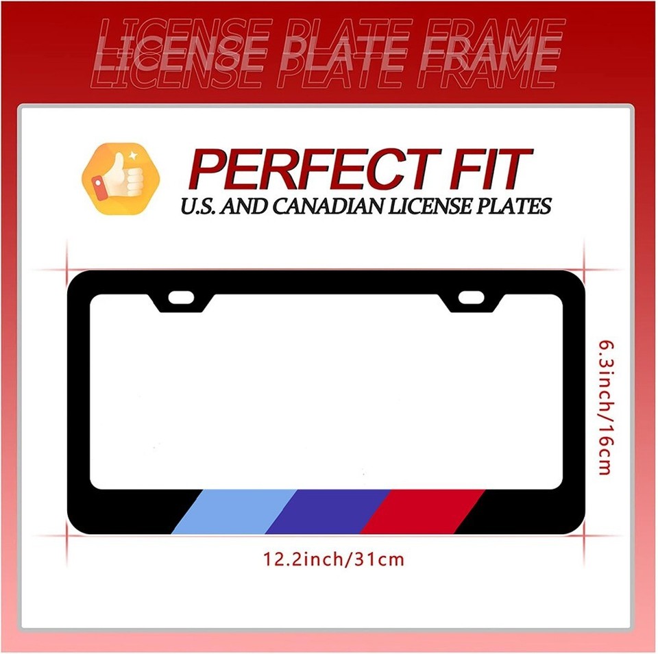 Low Price TRD License Plate Frame ABS Plastic Construction