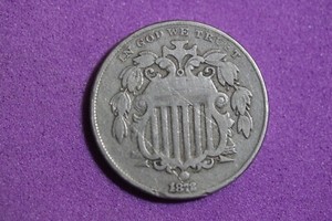 Estate Find 1872 - Shield Nickel!! #K13757