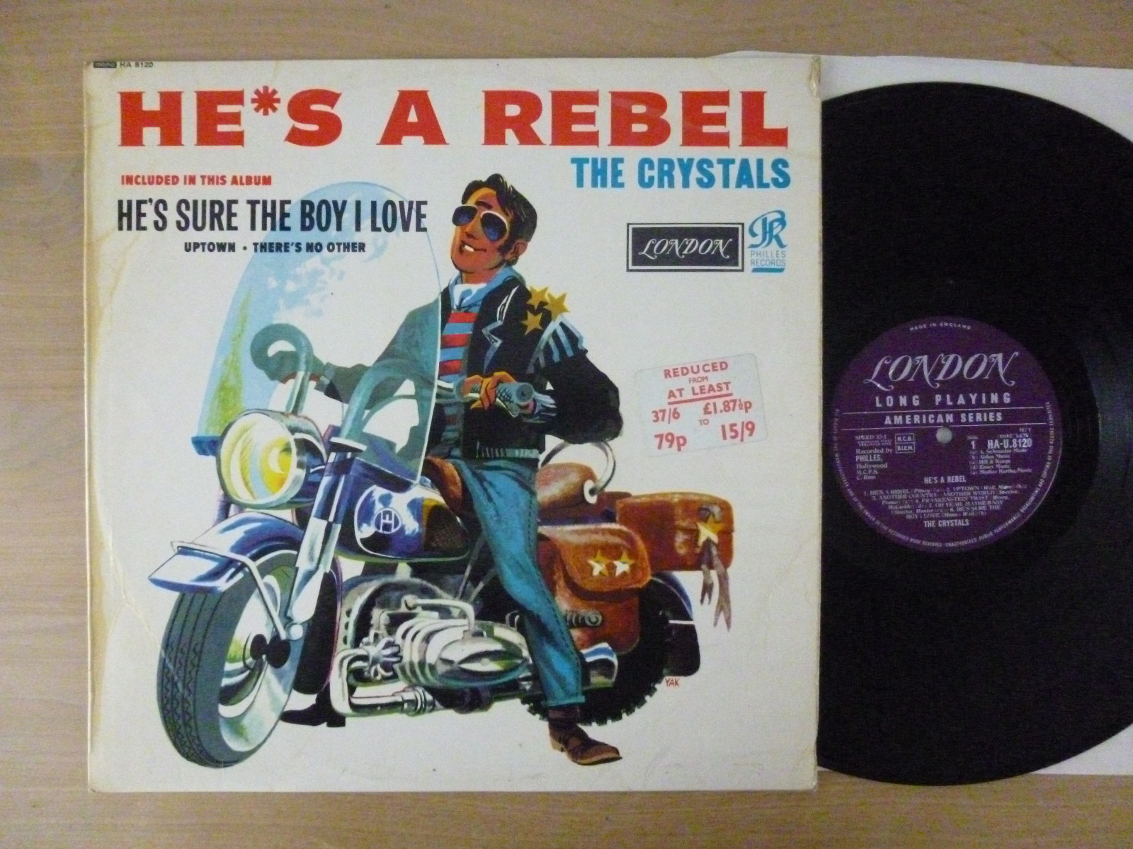 The Crystals ‎– He's A Rebel, original UK 1963, MONO, LP, Vinyl: vg++ ...