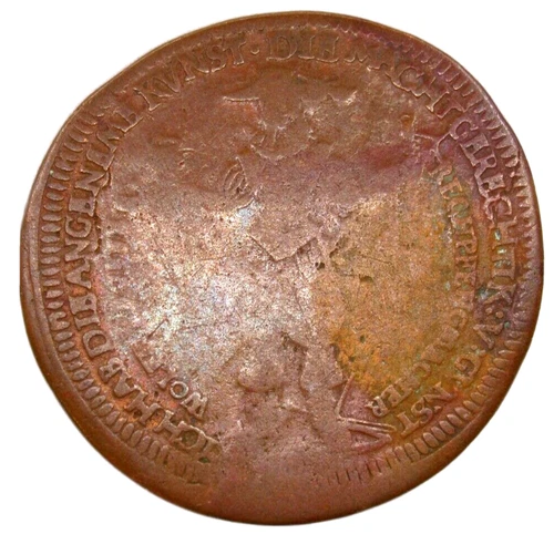1612-1651 Nuremberg Germany Wolf Lauffer "Alchemist" Rech Pfennig - World Token - Picture 2 of 2