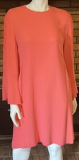 Stella McCartney Pink Bell Sleeve Shift Dress Size 44 US 8/10