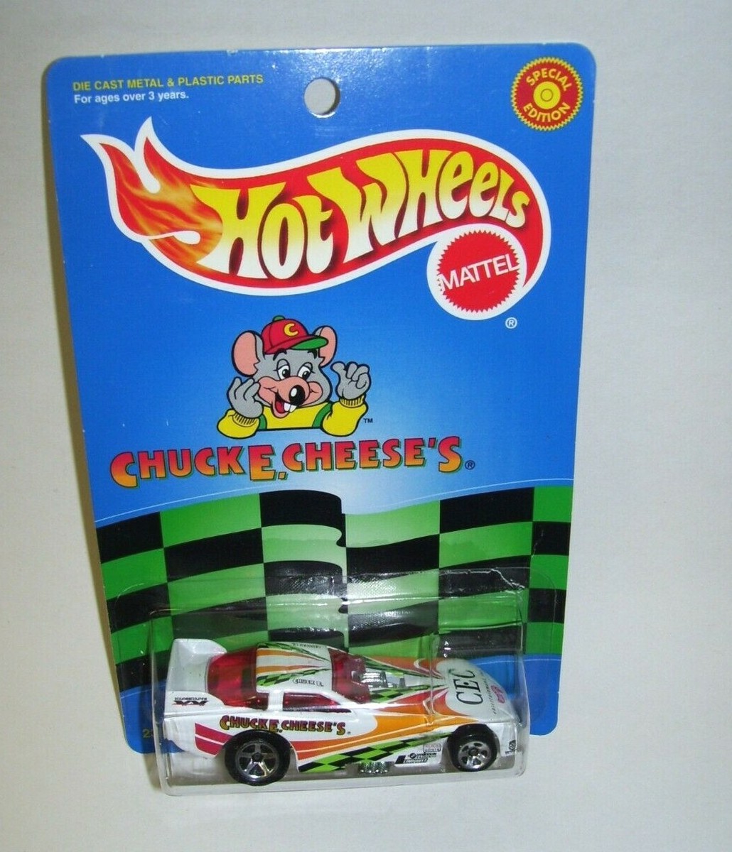 1999 Vintage Hot Wheels Chuck Cheese's Race Car Chuckie Cheese MIP