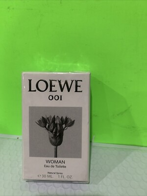 LOEWE 001 WOMAN 1 FL oz (30ml) Eau de Toilette EDT Spray NEW & FACTORY SEALED