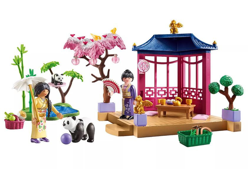 Playmobil Promo Pack Set 71762 Asian Japanese Garden with Pandas