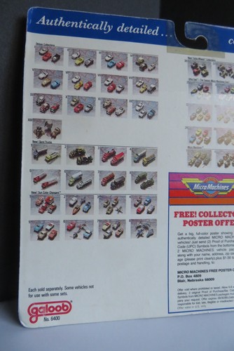 1988 VINTAGE MICRO MACHINES® #19 Convertible Collection Galoob® Ultra Fast VETTE - Picture 13 of 24