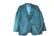 vtg Townsman Strawsbridge 1970s mens suit Jacket silk wool shiney 40 R mod