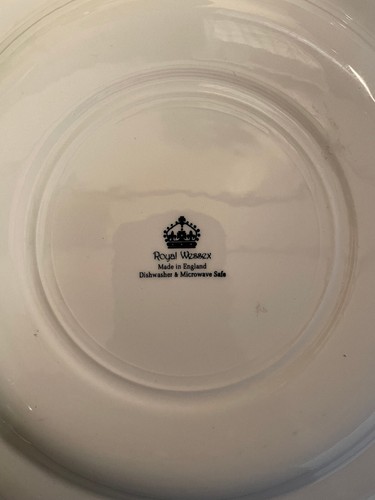 "Juego de 5 platos de cena de 10"" Royal Wessex England Red Willow" - Imagen 11 de 11