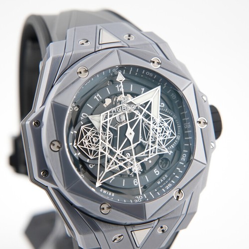 HUBLOT Big BangUnico Sun Blue II Grey Ceramic 418.FX.8007.RX.MXM21 - Picture 10 of 24