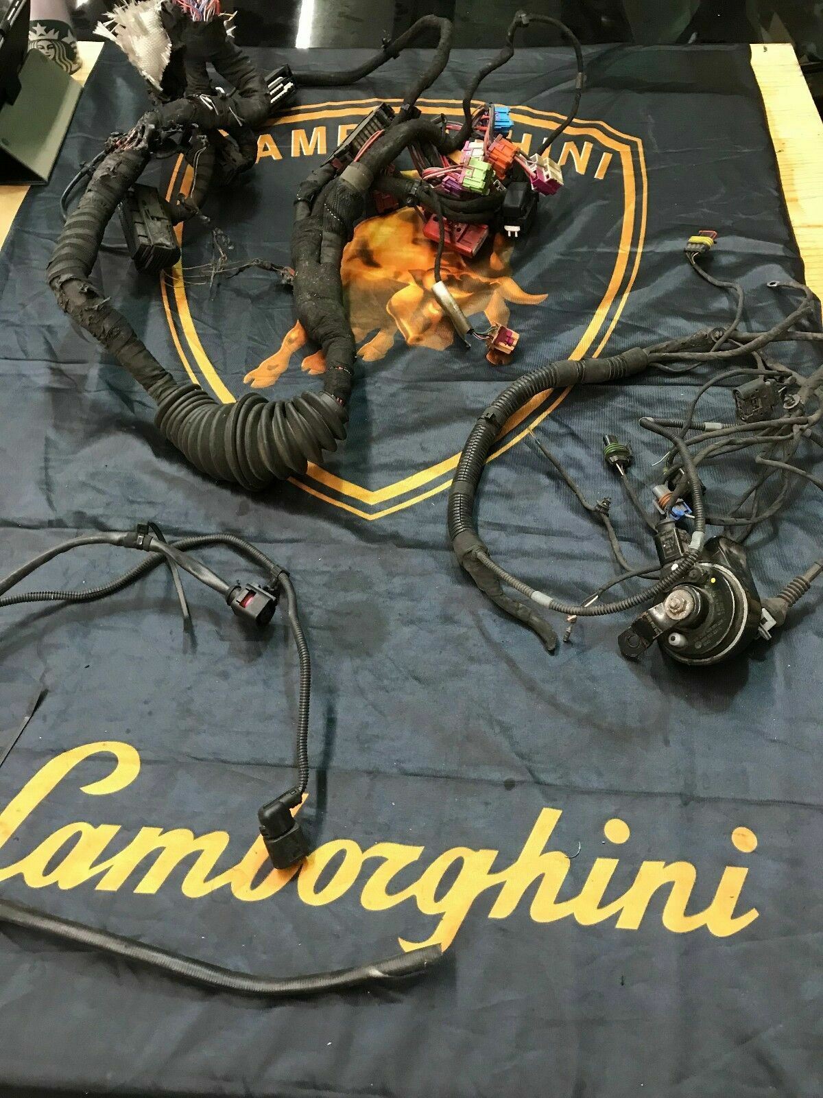 LAMBORGHINI GALLARDO 550 560 570 MAIN ENGINE WIRE HARNESS E-GEAR OEM 400971713C