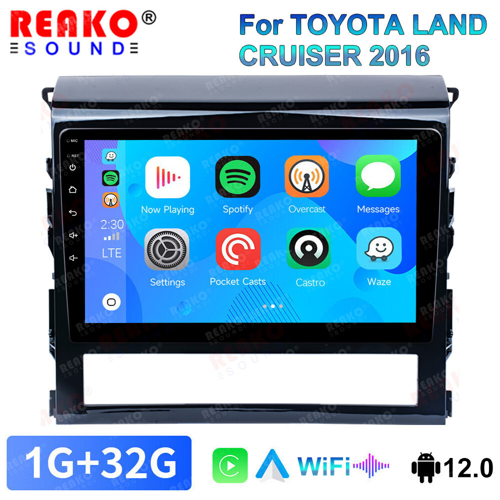 For Toyota Land Cruiser 200 Android 12.0 2016-2018 Car Radio