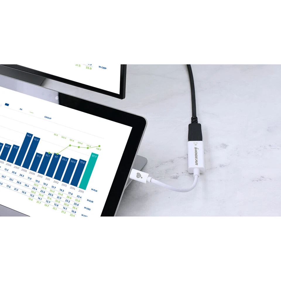 IOGEAR USB, Type-C Male to HDMI Female Adapter (White) - Image 3 of 4